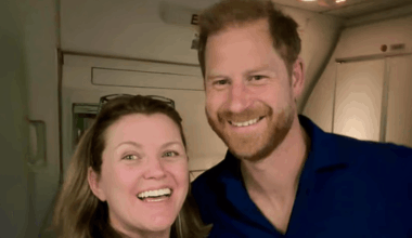 Prince Harry comforted grieving woman during first class flight back to the US