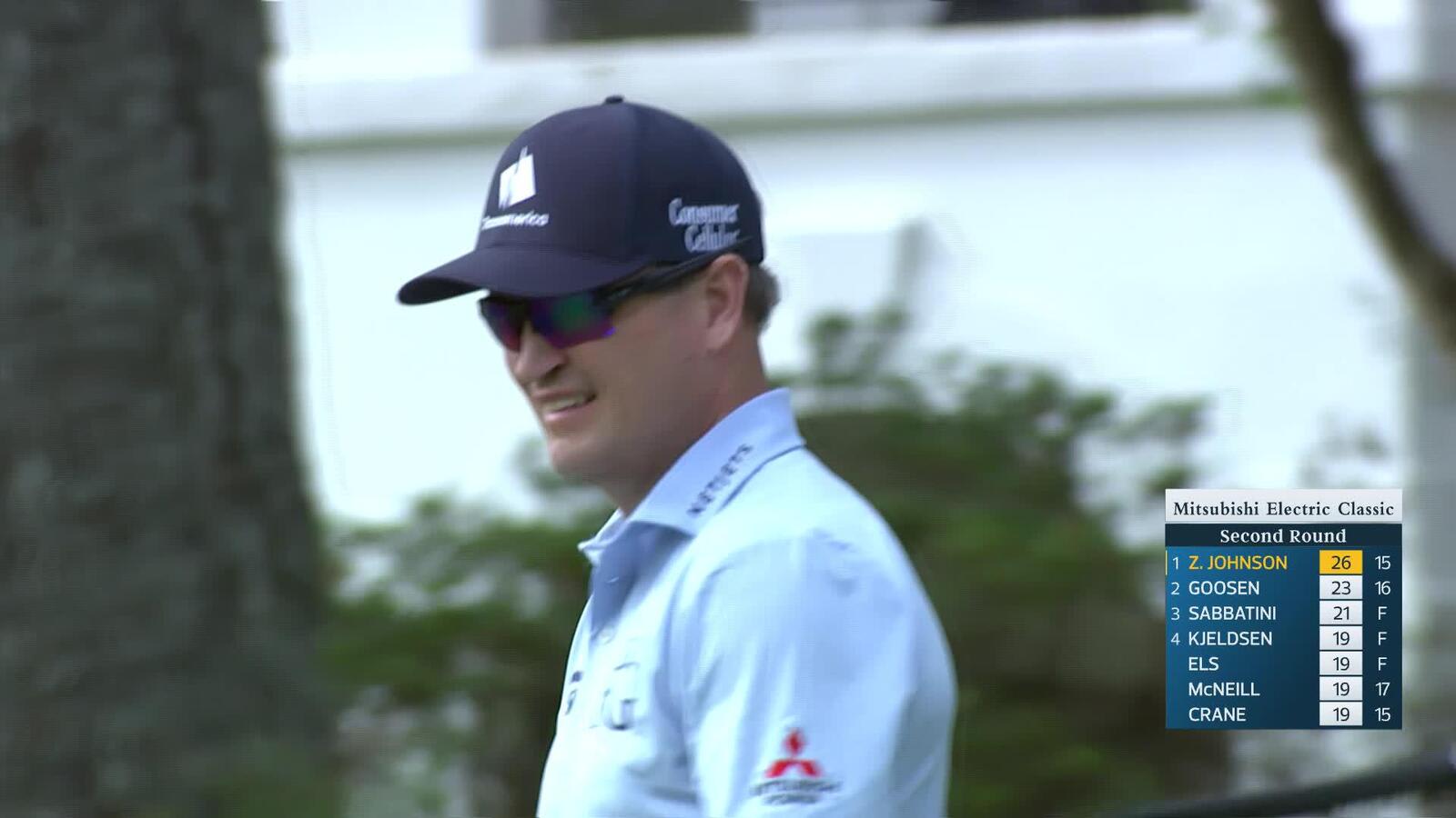 Zach Johnson makes birdie on No. 16 at Mitsubishi Electric Classic