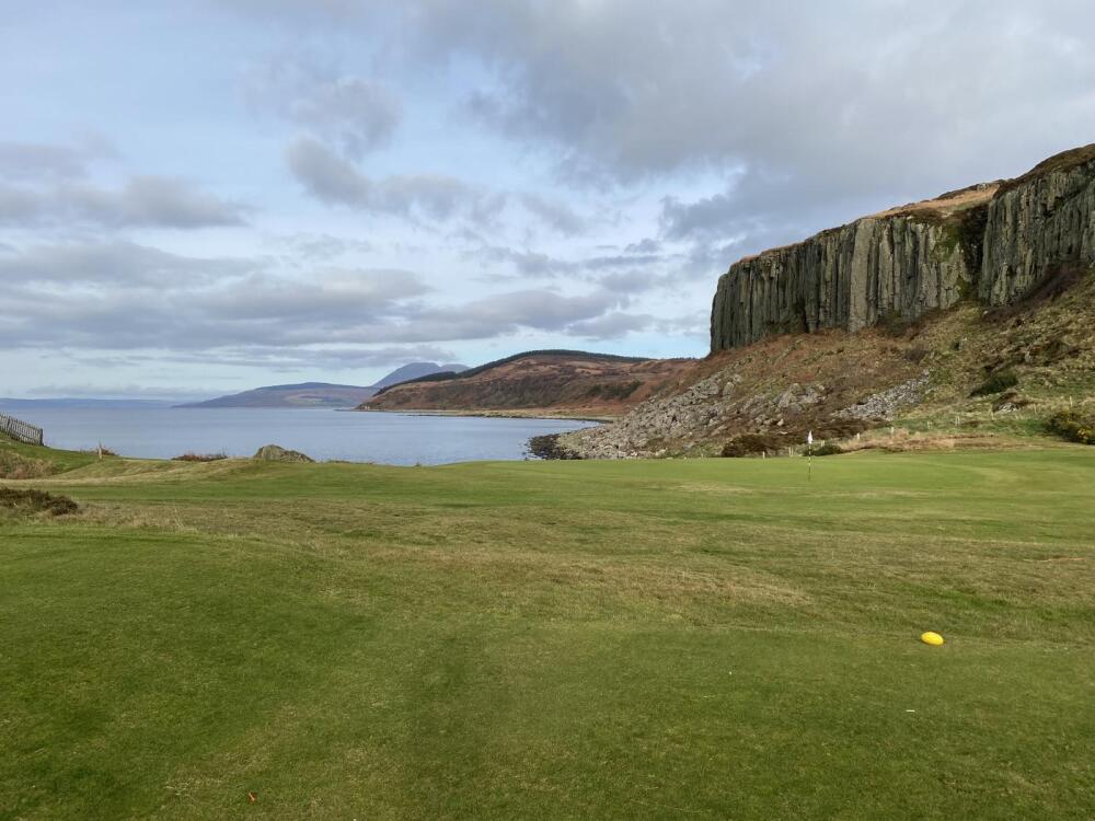 Shiskine Golf Club - cliff