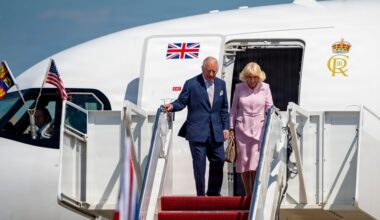 King Charles III and Queen Camilla arrive at Joint Base Andrews for state visit