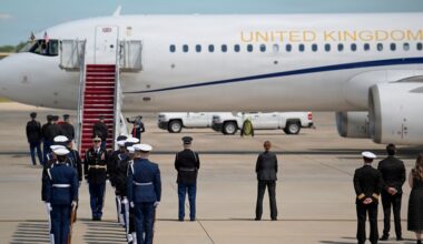 King Charles III and Queen Camilla arrive at Joint Base Andrews for state visit