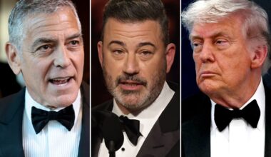 George Clooney backs Jimmy Kimmel after Trump and First Lady call for comedian’s firing over ‘widow’ joke