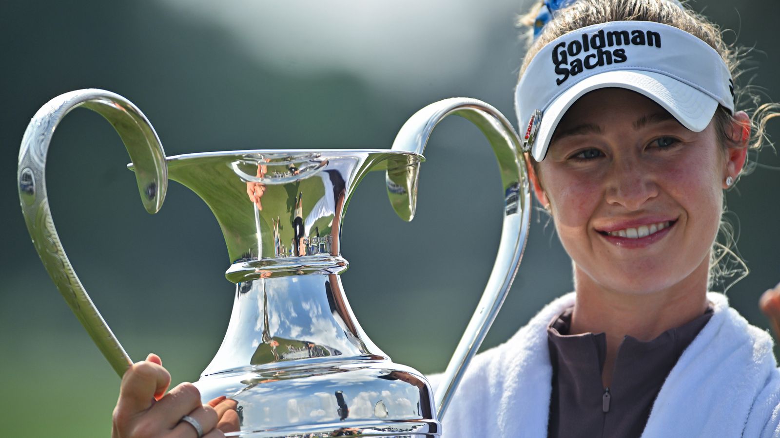 Nelly Korda won her third major title at the Chevron Championship