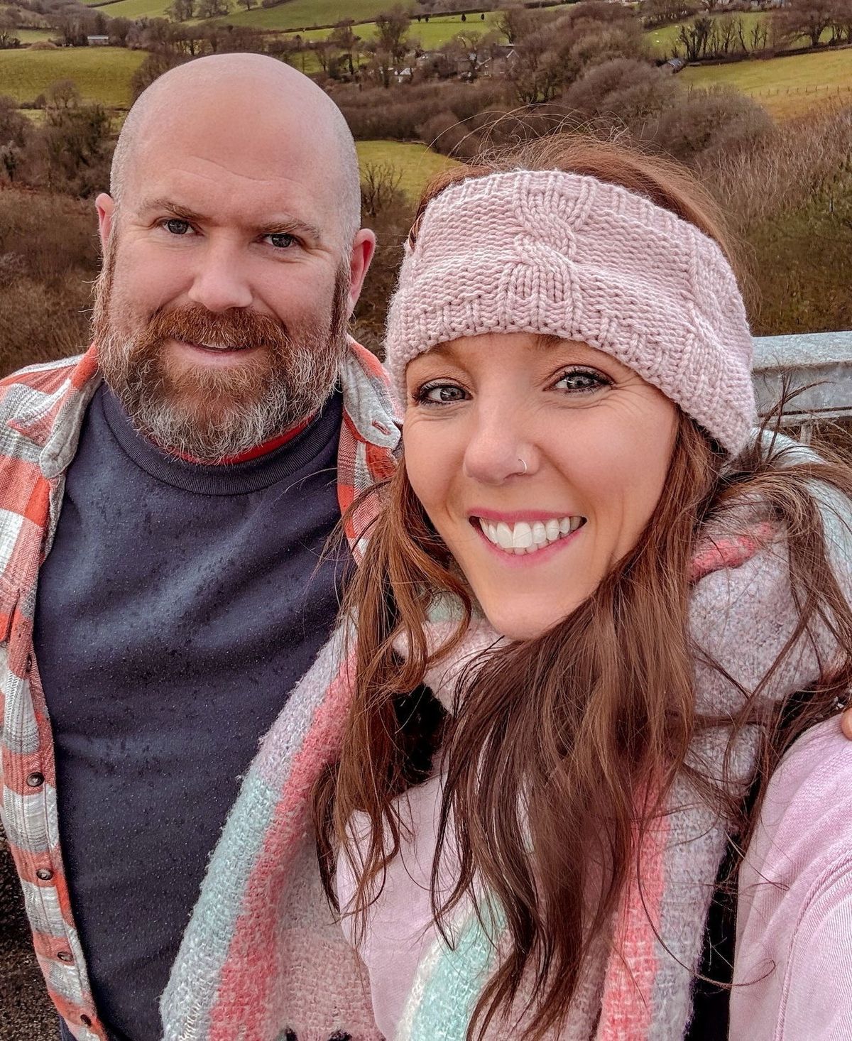 Saira Franklin with husband Tim