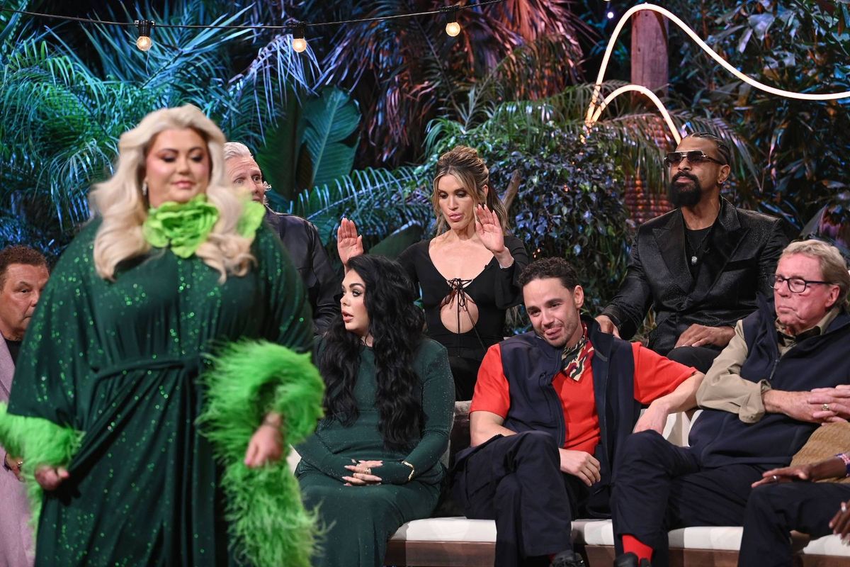 Editorial Use Only
Mandatory Credit: Photo by Jonathan Hordle/ITV/Shutterstock (16843686cy)
Gemma Collins, Jimmy Bullard, Scarlett Moffatt, Ashley Roberts, Adam Thomas, David Haye and Harry Redknapp
'I'm A Celebrity... Get Me Out Of Here! South Africa', TV show, Series 2, Episode 15, Live Final - 24 Apr 2026