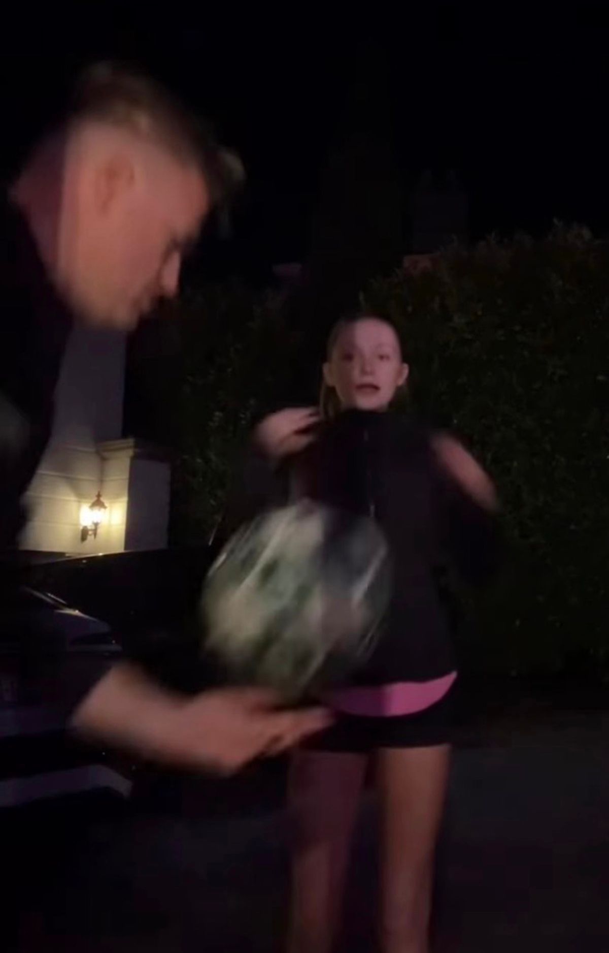 Nicky and Gia filmed a video of the night before her confirmation