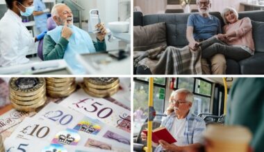 Every free benefit available to pensioners and over 60s