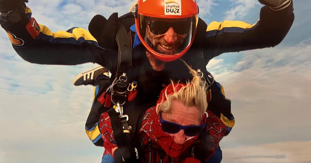 Mary Bates, 82, to skydive in honour of son Spencer's memory