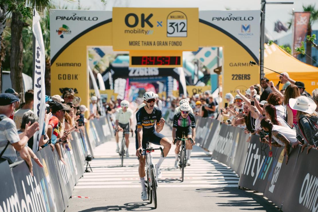 Britain's Luke Barfoot wins the Mallorca 312