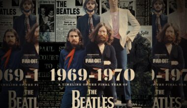 A timeline of the final year of The Beatles from 1969 to 1970