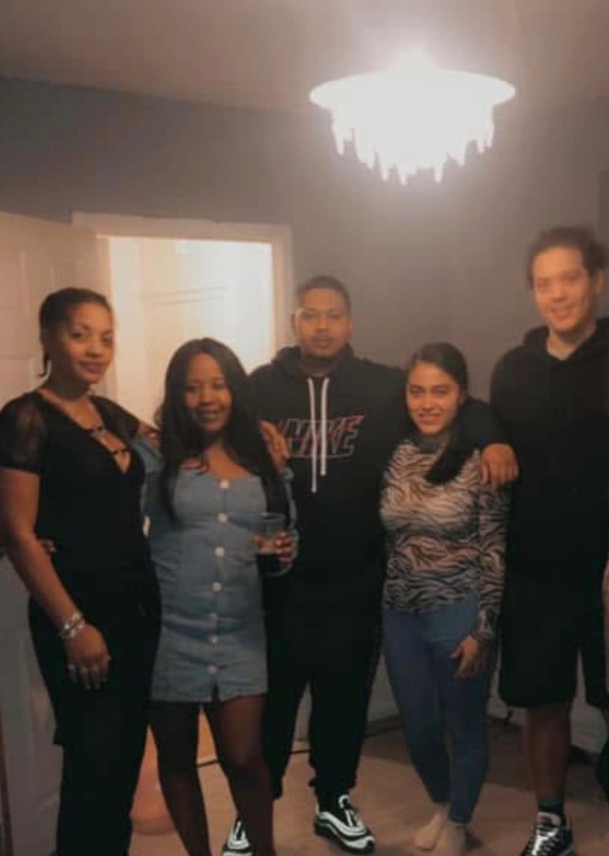 From left: Carla with her four children Kyieisha, Joshua, Jordelle and Demico
