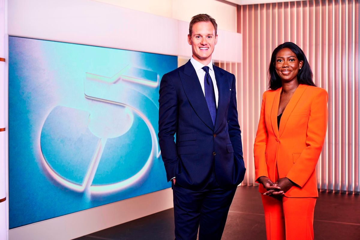 Dan Walker and Claudia-Liza Vanderpuije