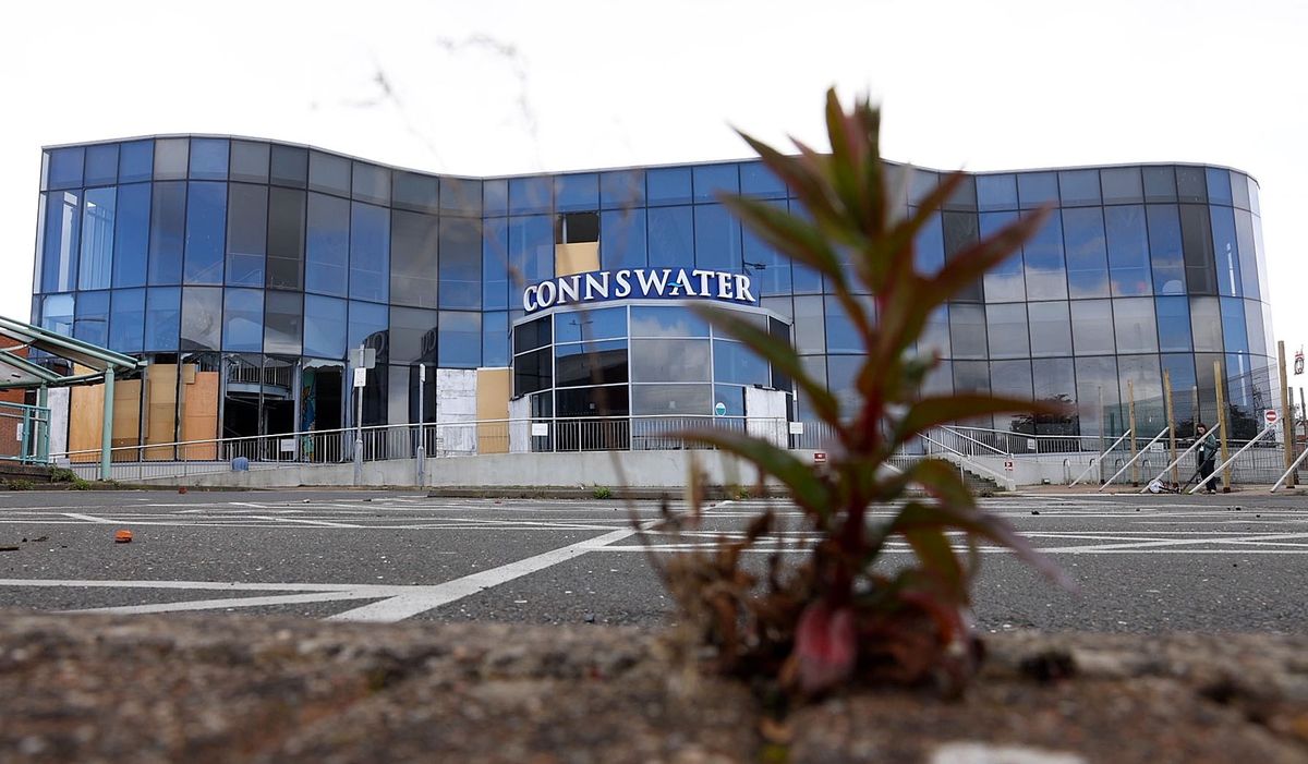  Connswater Shopping Centre in East Belfast closed to the public on March 21, 2025