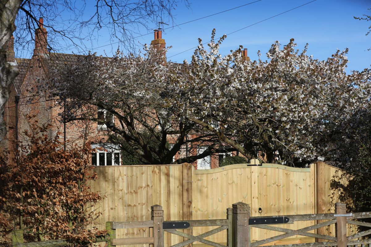 New fencing has appeared around Marsh Farm ready for ex-prince Andrew's move
