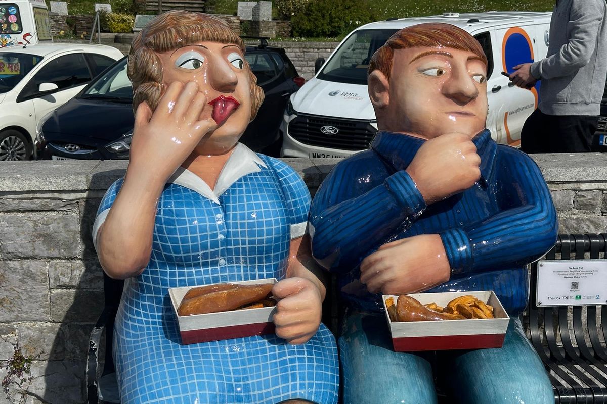 Hips-and-Chips- sculpture on Plymouth Hoe