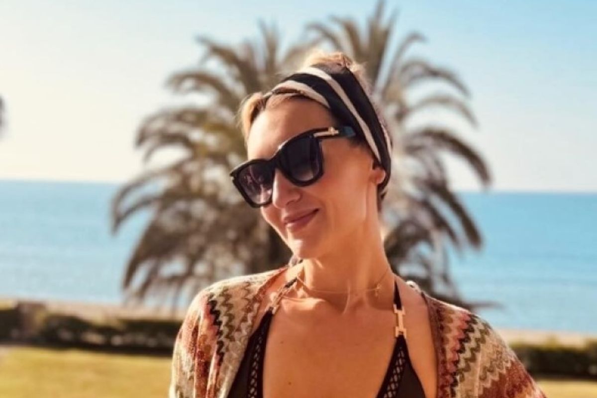 Coronation Street star Catherine Tyldesley on holiday in Barcelona