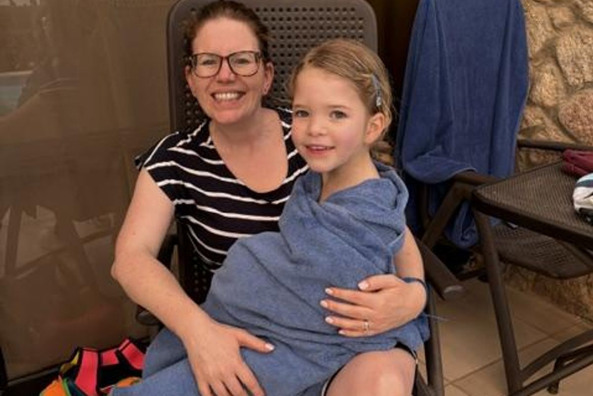Christine and her daughter Chloe