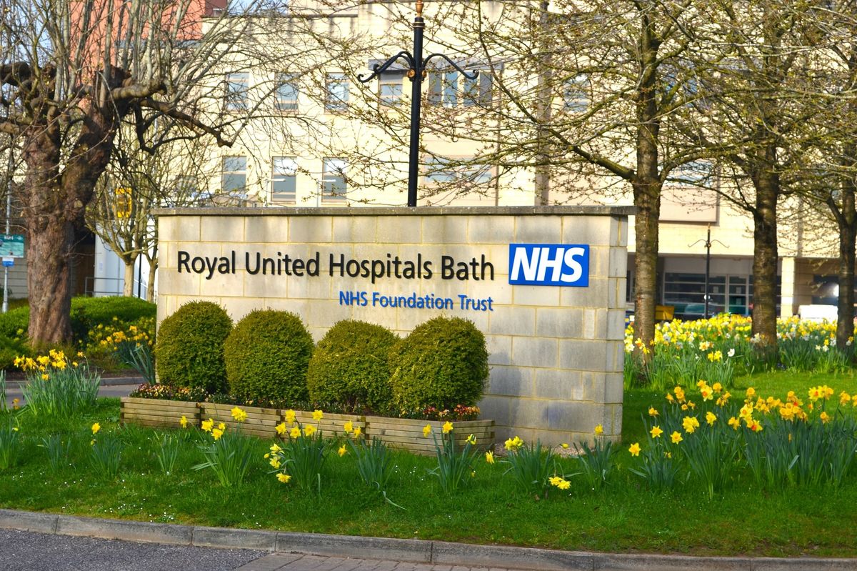 The Royal United Hospitals in Bath. 