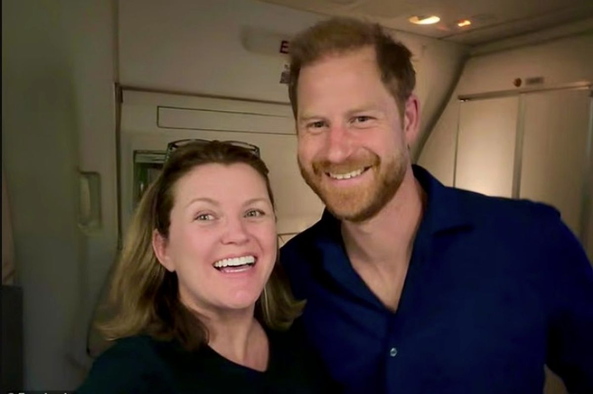 Justine Parkhurst and Prince Harry