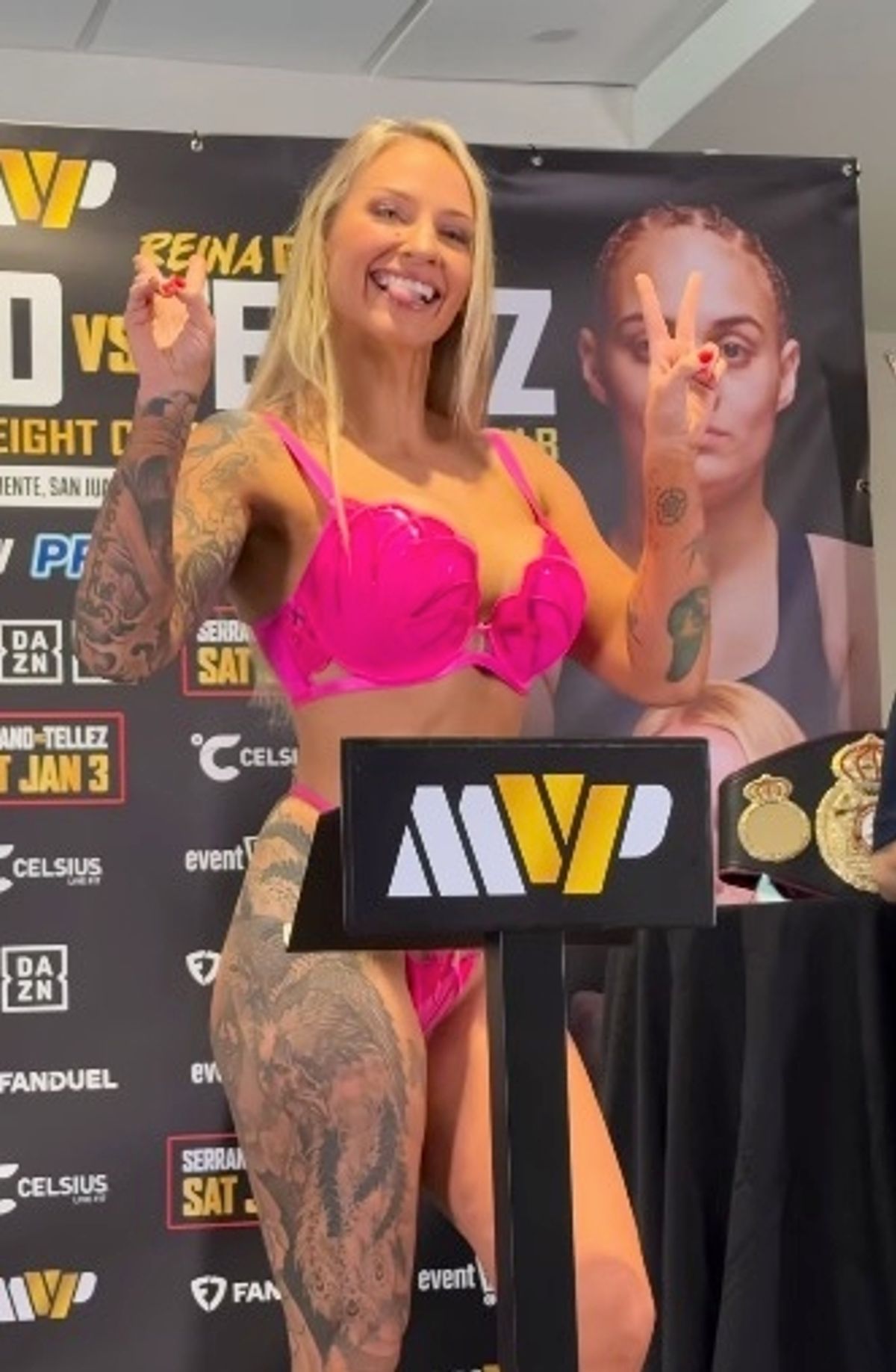 Ebanie Bridges is back boxing