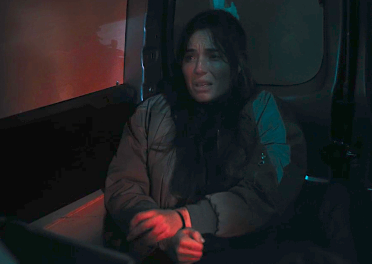 Earlier this year she was shown tied up in the back of Emmerdale's Graham Foster's van,