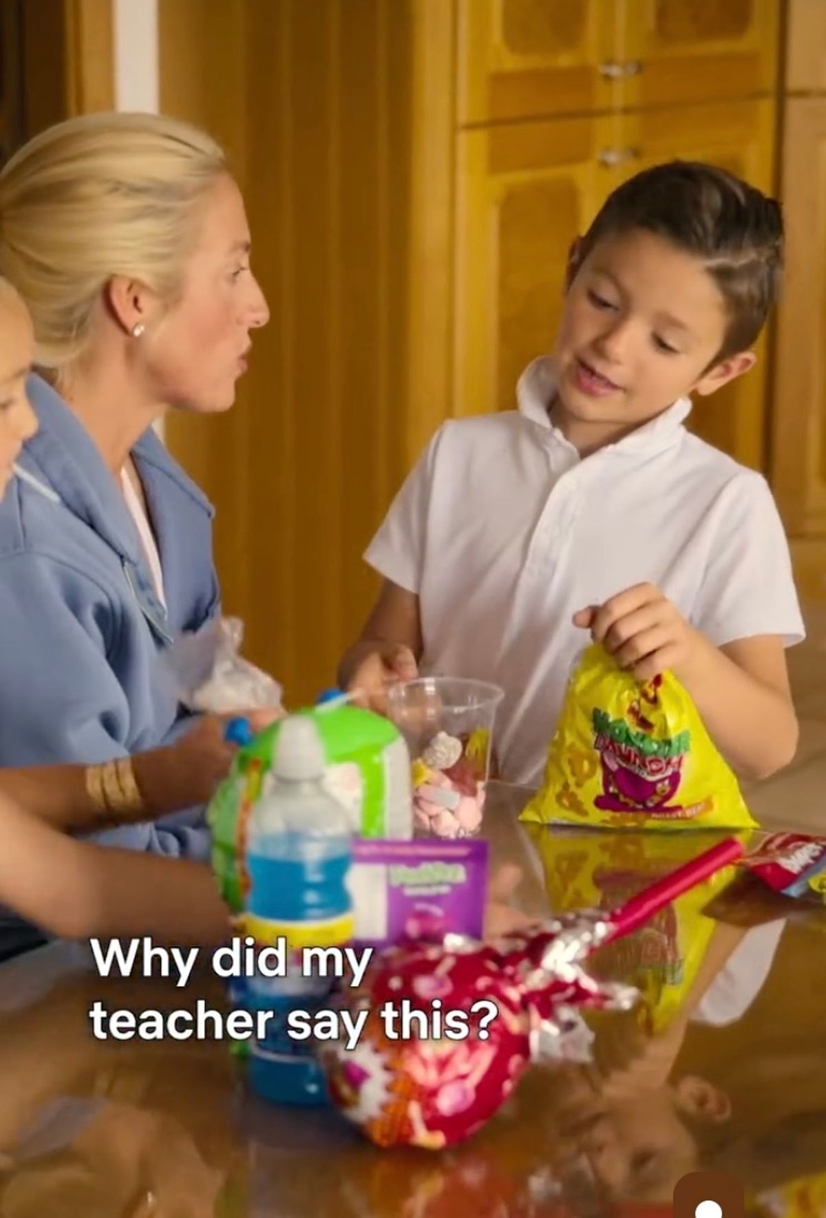 Adonis Fury speaking to his mum Paris