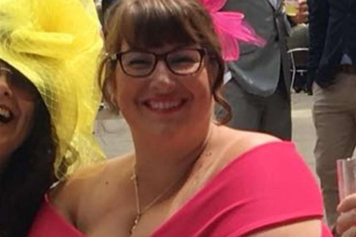 Carly before her weight loss