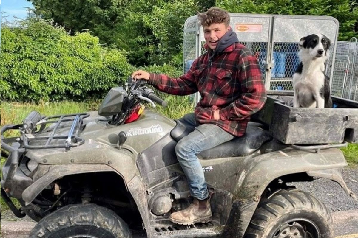 Luke Searle, 17, died while working at Sherwell Farm near Plympton