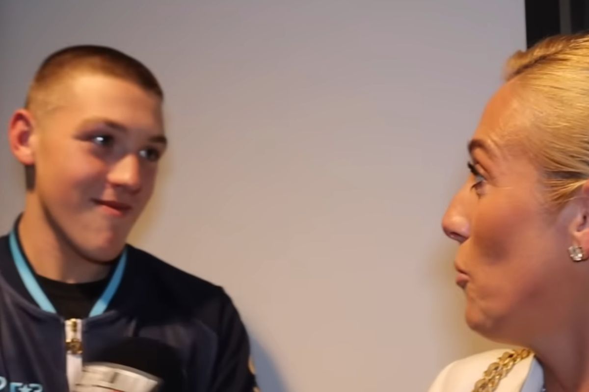 Prince and Paris Fury speak