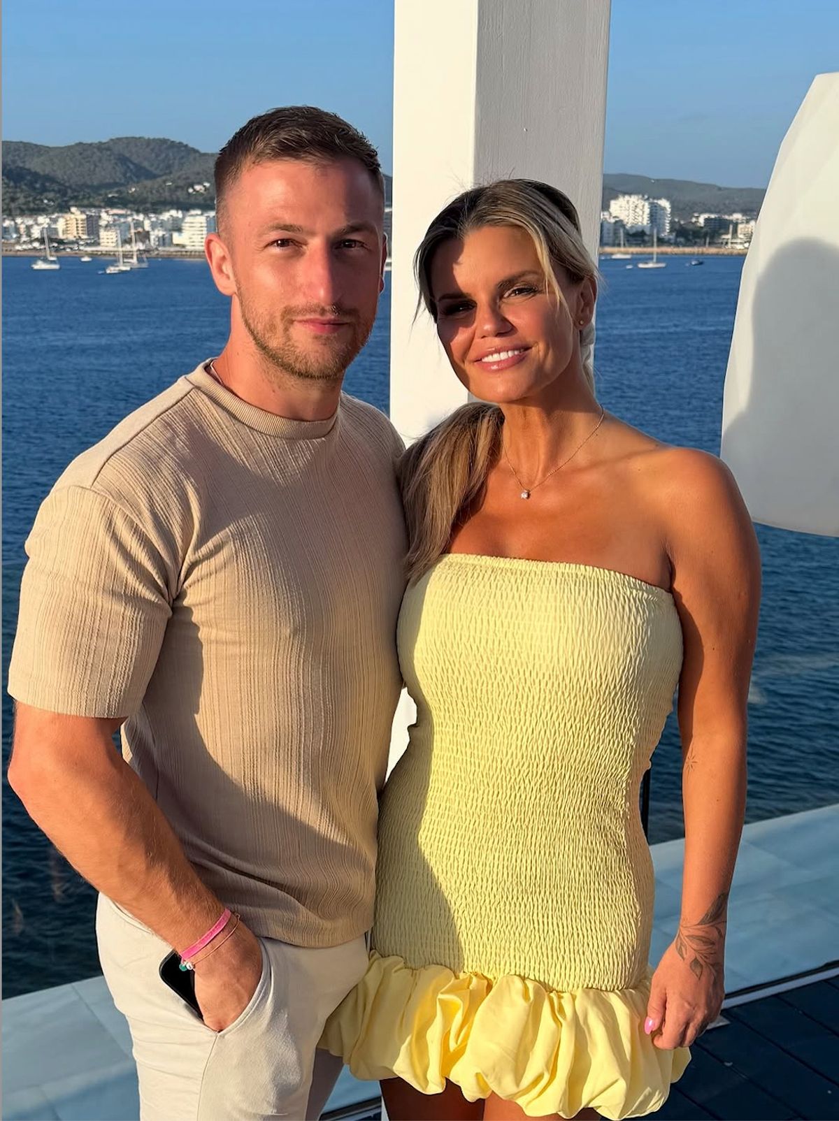 Kerry, with Paolo, on holiday