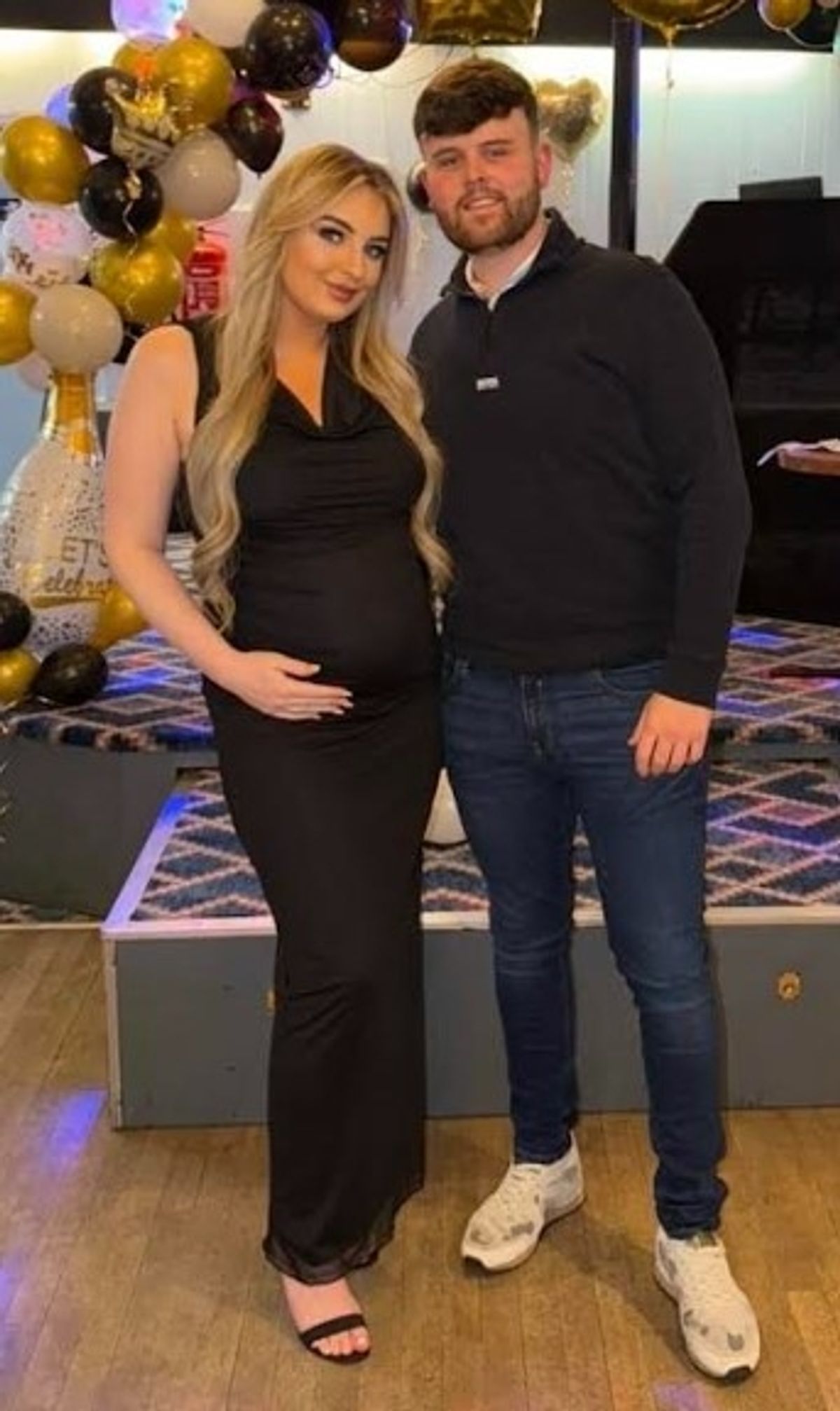 Megan, when she was pregnant with Luca, and Lewis