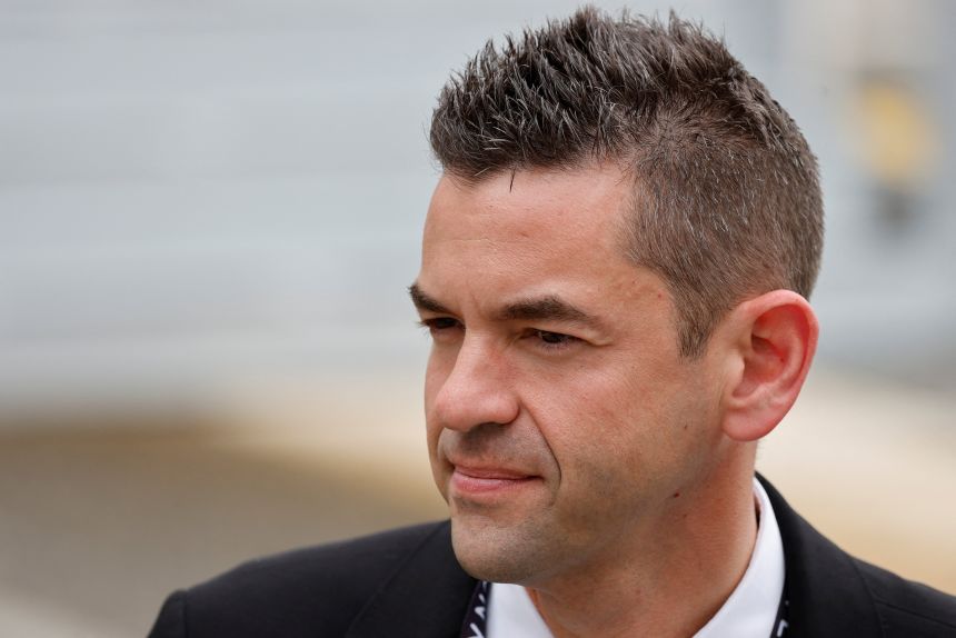 NASA Administrator Jared Isaacman attends the Artemis II mission launch at Kennedy Space Center on April 1.