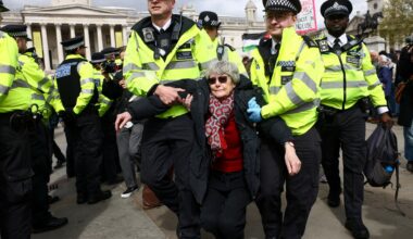 Police begin arrests at UK protest against Palestine Action ban | Protests News