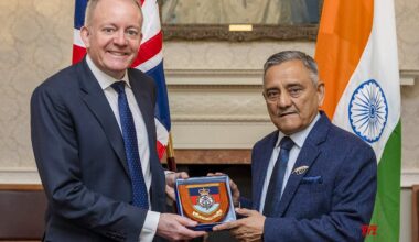 United Kingdom: CDS General Anil Chauhan Meets UK Defence Chief Sir Richard Knighton #Gallery