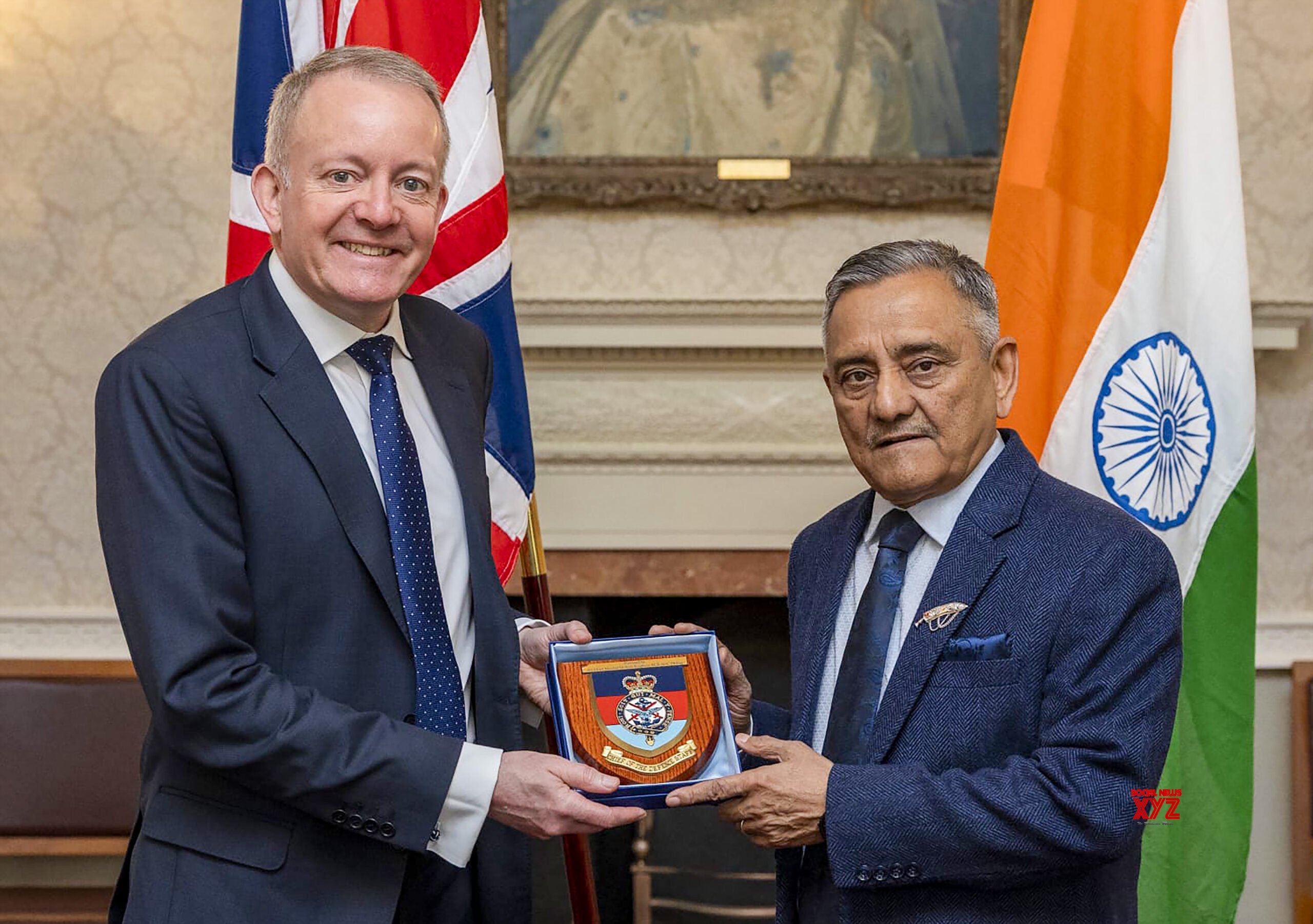 United Kingdom: CDS General Anil Chauhan Meets UK Defence Chief Sir Richard Knighton #Gallery