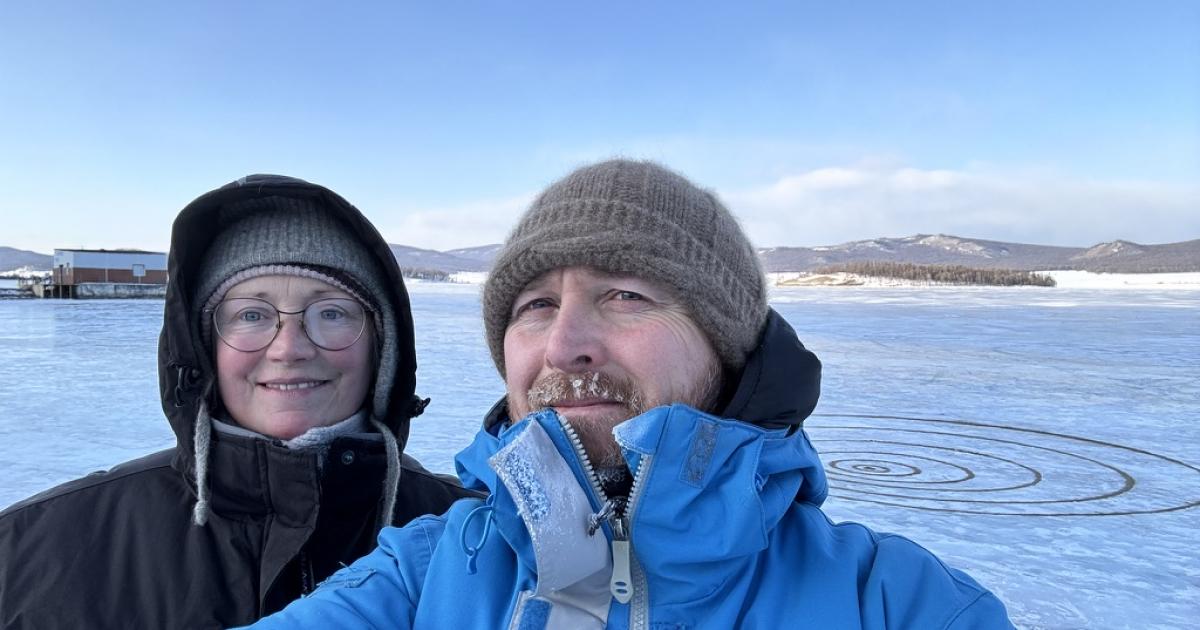 Artists from Sussex create land art in Mongolia project