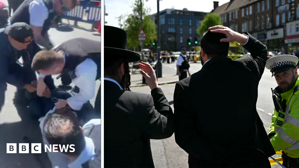 Police declare terrorist incident after two Jewish men stabbed in north London