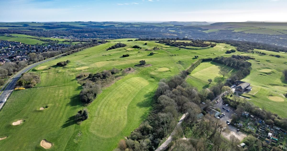 Aerial photos show Brighton in crisp spring sunshine