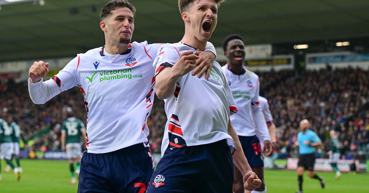 Plymouth Argyle 1-2 Bolton Wanderers: Full time match report