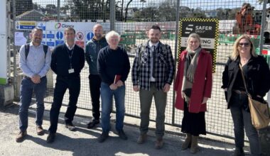 New stormwater tank being built at Gyllyngvase Beach Falmouth