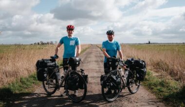 Norfolk bike duo returning home after world cycling trip