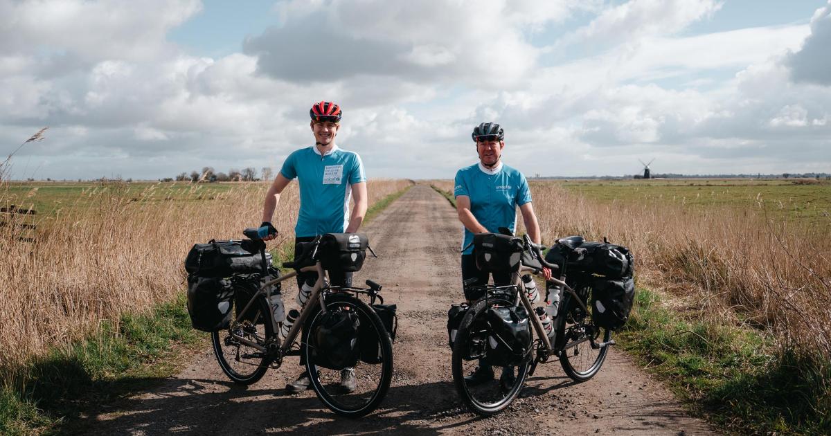 Norfolk bike duo returning home after world cycling trip