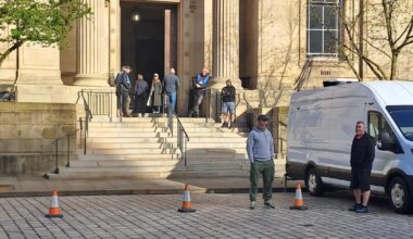 Coronation Street crew back in Bolton's Le Mans Crescent