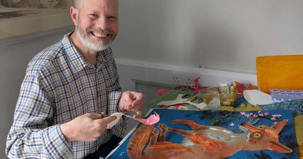 Mark Hearld art exhibition at his home in The Mount, York