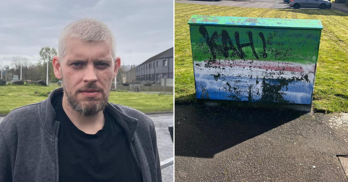 Locals hit out at 'appalling' sectarian graffiti in Linwood