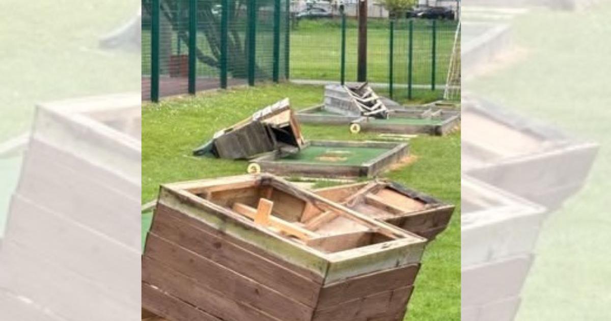 Newbury - Anger as adventure golf course vandalised