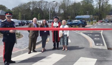 Wimborne Victoria Hospital car park officially opened