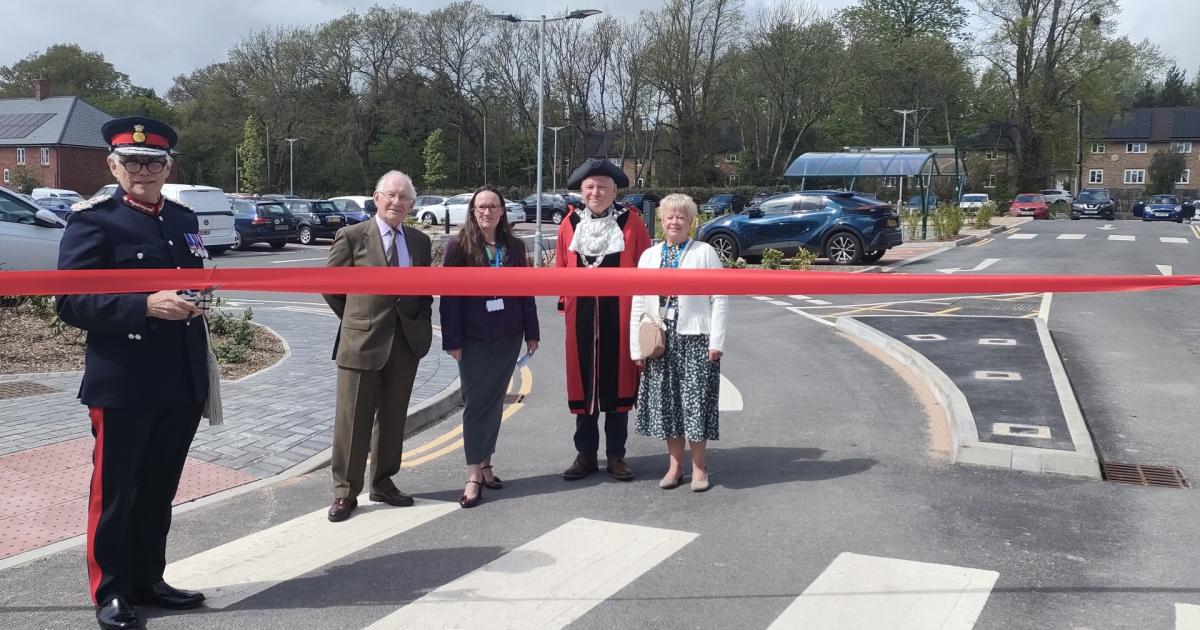 Wimborne Victoria Hospital car park officially opened