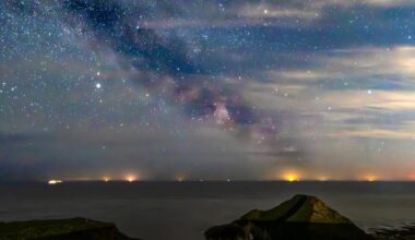 Bradford Photographer's Milky Way shot at Flamborough Head