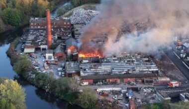 Live updates as fire crews respond to derelict building fire in Radcliffe - The Bolton News